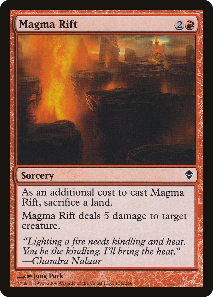Magma Rift (ZEN-136)  Foil - Zendikar