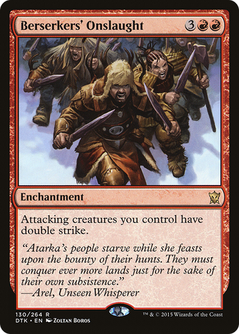 Berserkers' Onslaught (DTK-130)  Foil - Dragons of Tarkir