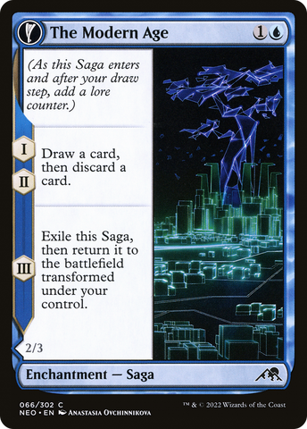 The Modern Age (NEO-066)  - Kamigawa: Neon Dynasty: (fandfc, enchantment)