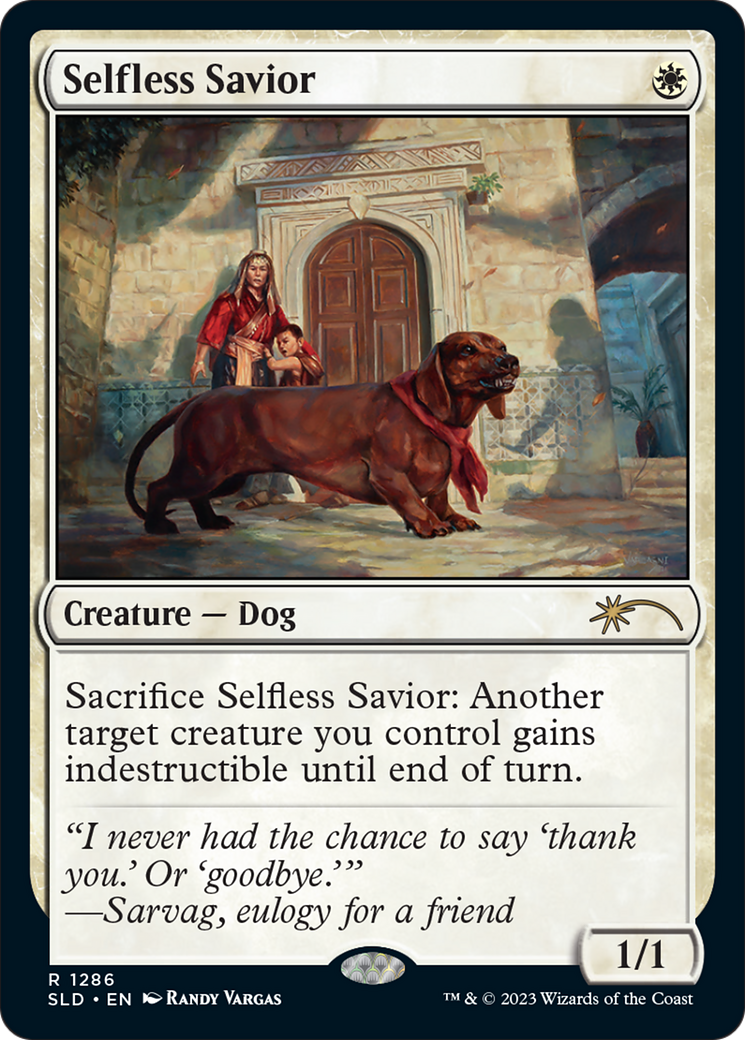 Selfless Savior (SLD-1286) - Secret Lair Drop Foil