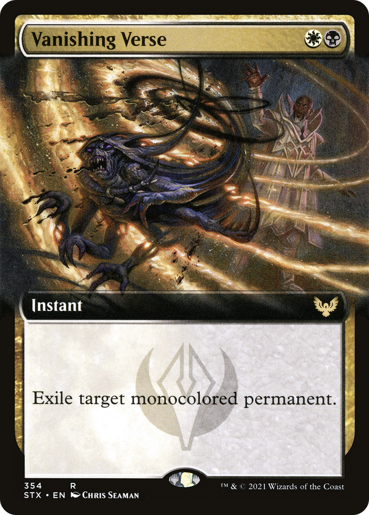 Vanishing Verse (Extended Art) (STX-354)  - Strixhaven: School of Mages: (Extended Art)