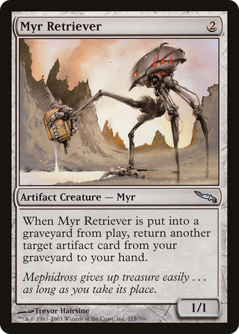 Myr Retriever (MRD-215)  Foil - Mirrodin