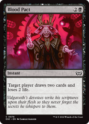 Blood Pact (DSC-076)  - Duskmourn: House of Horror Commander