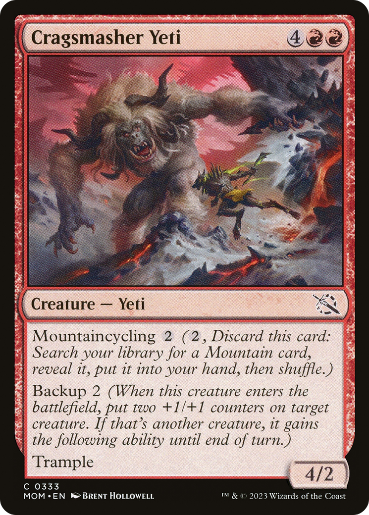 Cragsmasher Yeti (MOM-333)  - March of the Machine