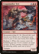 Cragsmasher Yeti (MOM-333)  Foil - March of the Machine
