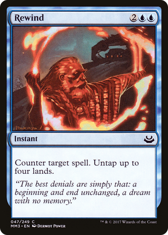 Rewind (MM3-047)  Foil - Modern Masters 2017
