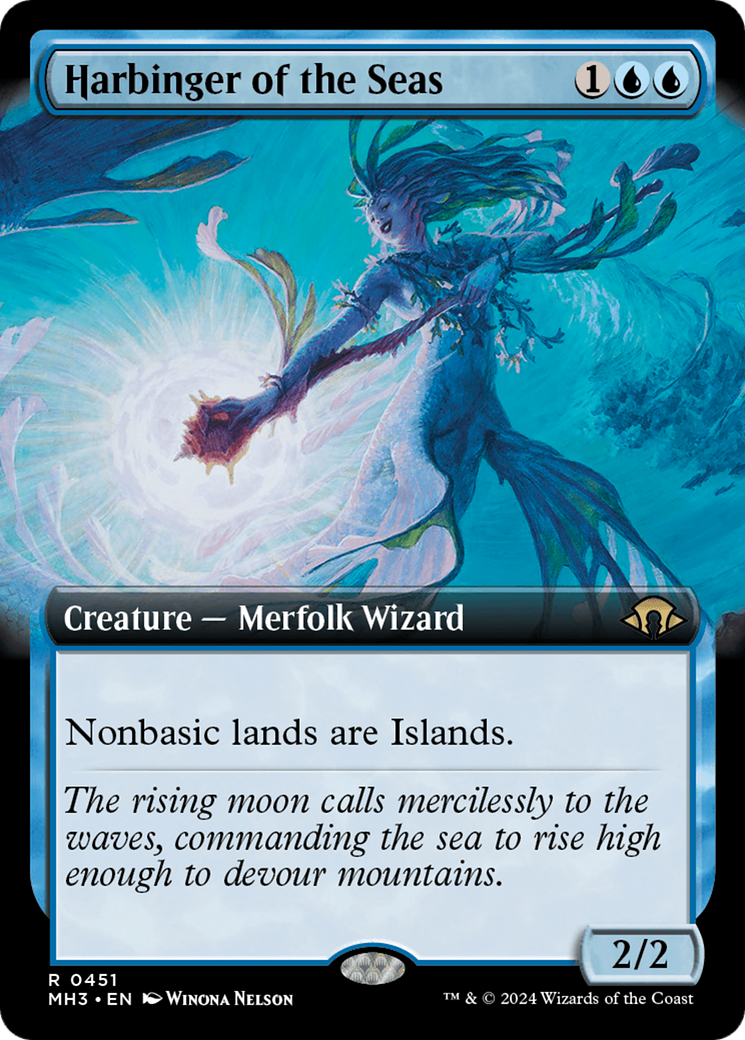 Harbinger of the Seas (Extended Art) (MH3-451)  - Modern Horizons 3: (Extended Art)