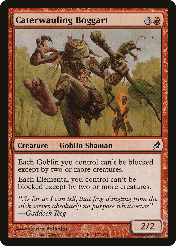 Caterwauling Boggart (LRW-157)  Foil - Lorwyn
