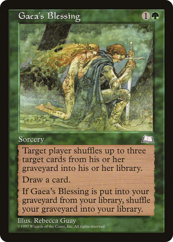 Gaea's Blessing (WTH-) - Weatherlight