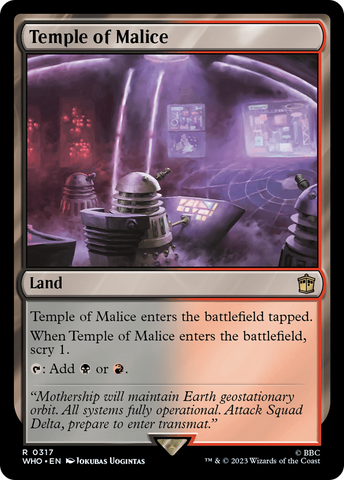 Temple of Malice (WHO-317) - Doctor Who Foil