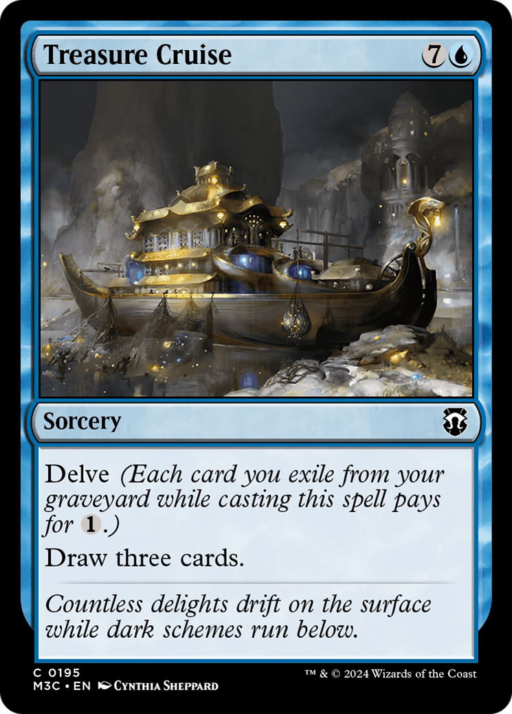 Treasure Cruise (M3C-195)  - Modern Horizons 3 Commander