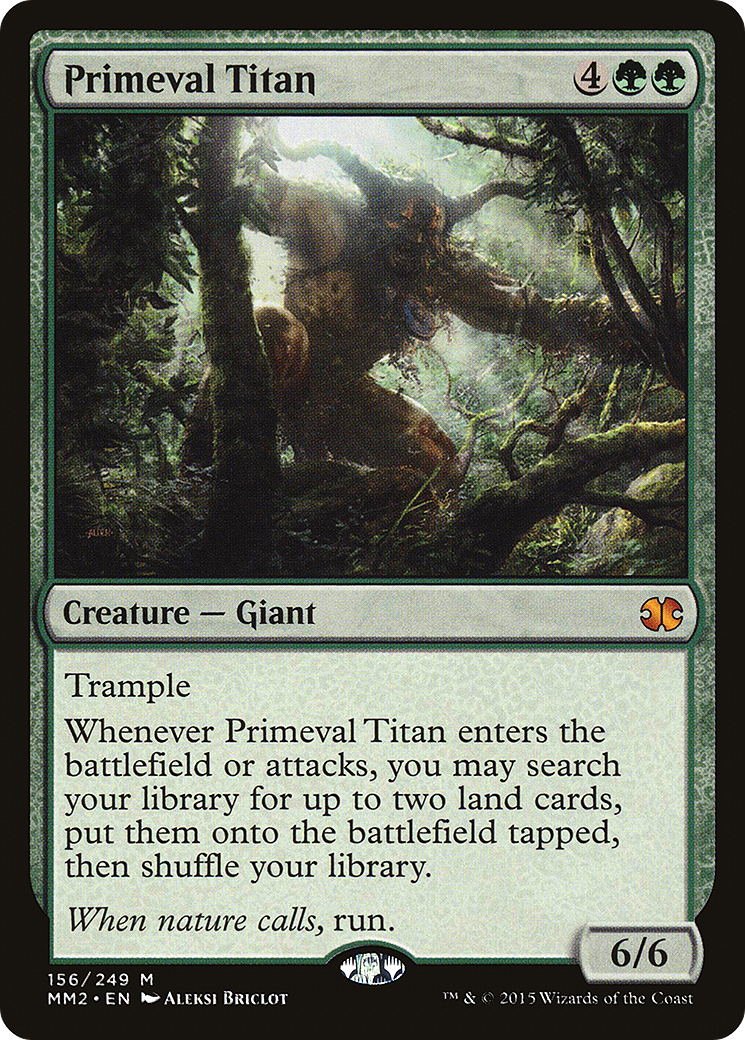 Primeval Titan (MM2-156)  Foil - Modern Masters 2015
