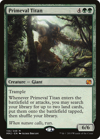Primeval Titan (MM2-156)  - Modern Masters 2015