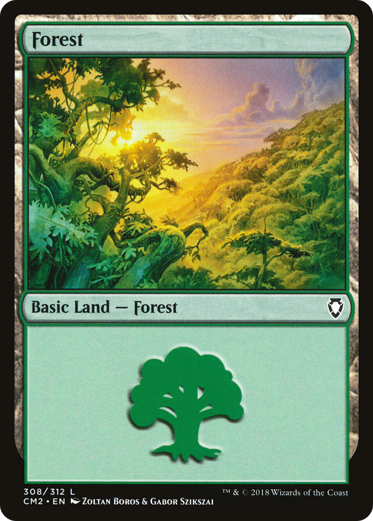 Forest (308) (CM2-308)  - Commander Anthology Volume II