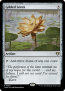 Gilded Lotus (CMM-387)  Foil - Commander Masters