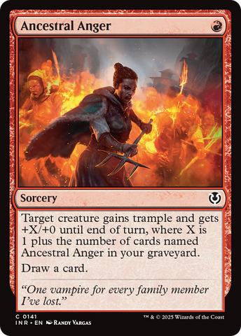 Ancestral Anger (INR-141)  Foil - Innistrad Remastered