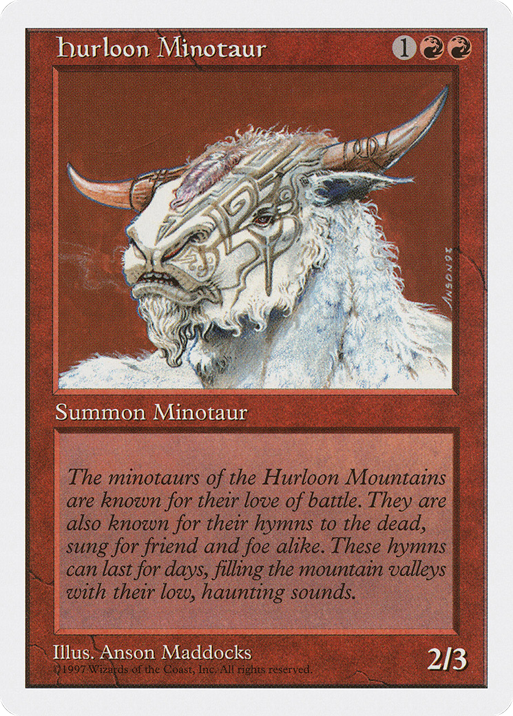 Hurloon Minotaur (5ED-)  - Fifth Edition
