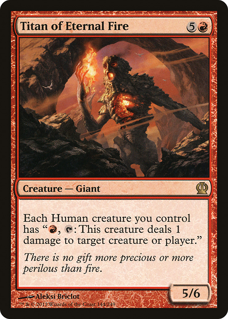 Titan of Eternal Fire (THS-144)  Foil - Theros