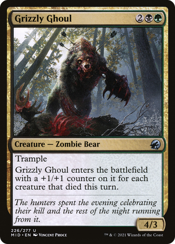 Grizzly Ghoul (MID-226)  - Innistrad: Midnight Hunt