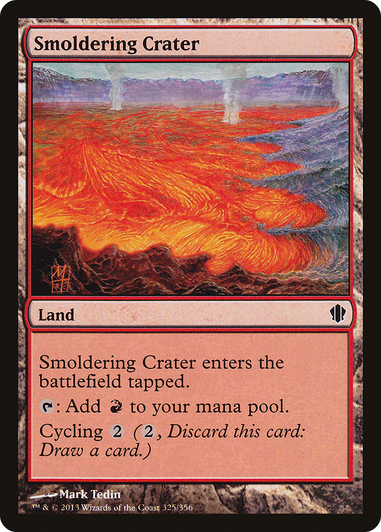 Smoldering Crater (C13-325)  - Commander 2013