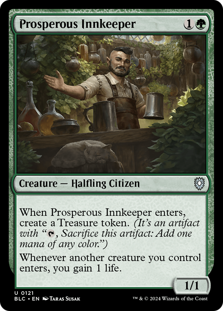 Prosperous Innkeeper (BLC-121)  - Bloomburrow Commander