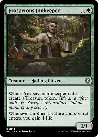 Prosperous Innkeeper (BLC-121)  - Bloomburrow Commander