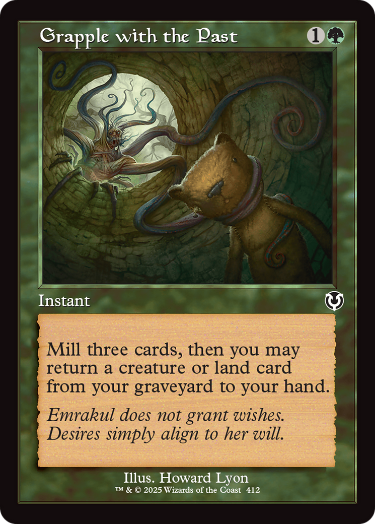 Grapple with the Past (Retro Frame) (INR-412)  Foil - Innistrad Remastered