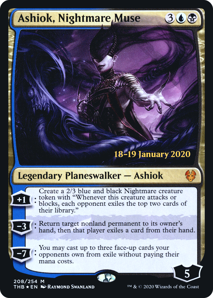 Ashiok, Nightmare Muse (PRE-208)  Foil - Theros Beyond Death Promos