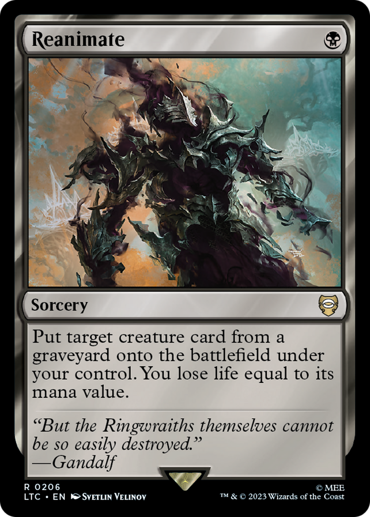 Reanimate (LTC-206)  - Tales of Middle-earth Commander