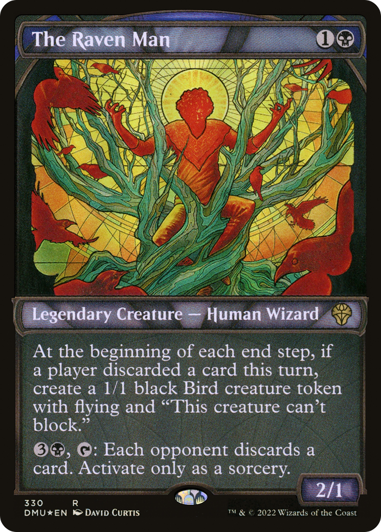 The Raven Man (Textured Foil) (DMU-330)  Foil - Dominaria United: (Showcase)
