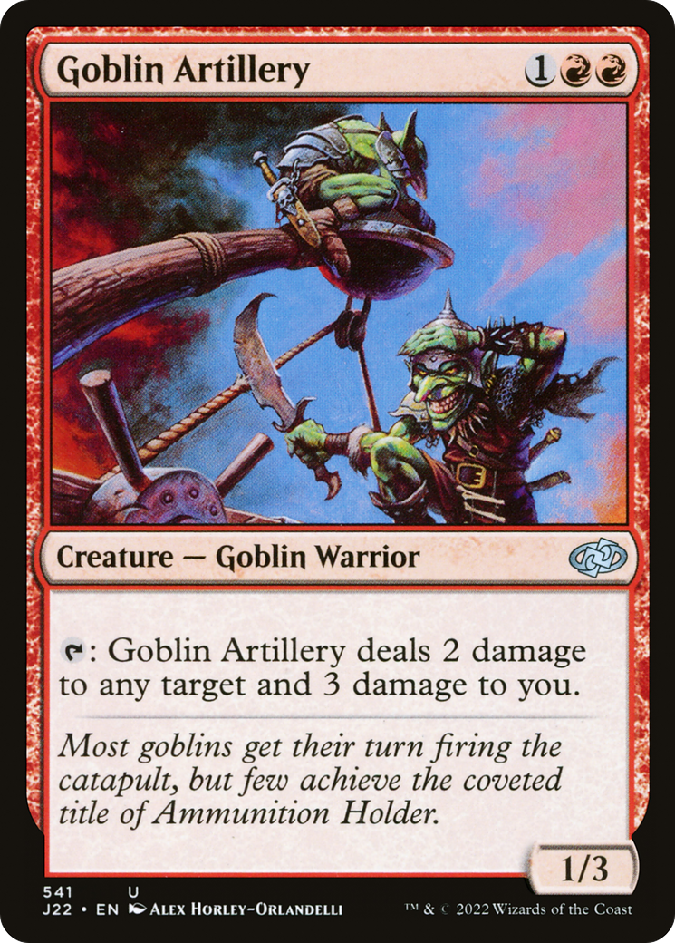 Goblin Artillery (J22-541)  - Jumpstart 2022