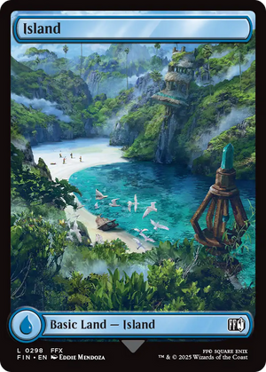 Island (0298) (FIN-298)  Foil - FINAL FANTASY