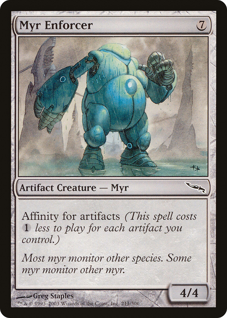 Myr Enforcer (MRD-211)  Foil - Mirrodin