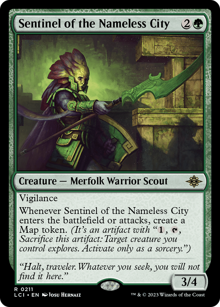 Sentinel of the Nameless City (LCI-211)  Foil - The Lost Caverns of Ixalan