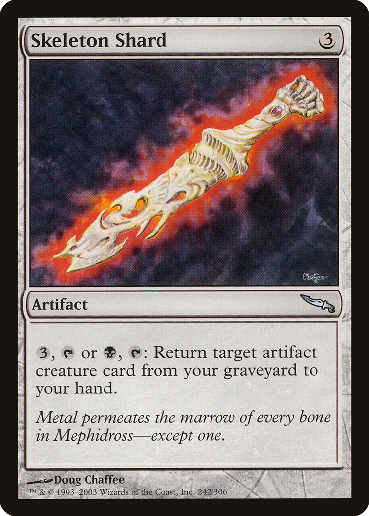 Skeleton Shard (MRD-242)  Foil - Mirrodin