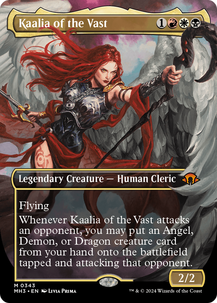 Kaalia of the Vast (Borderless) (0343) (MH3-343)  - Modern Horizons 3