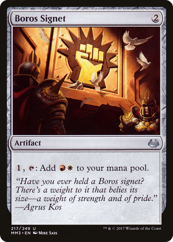 Boros Signet (MM3-217)  - Modern Masters 2017