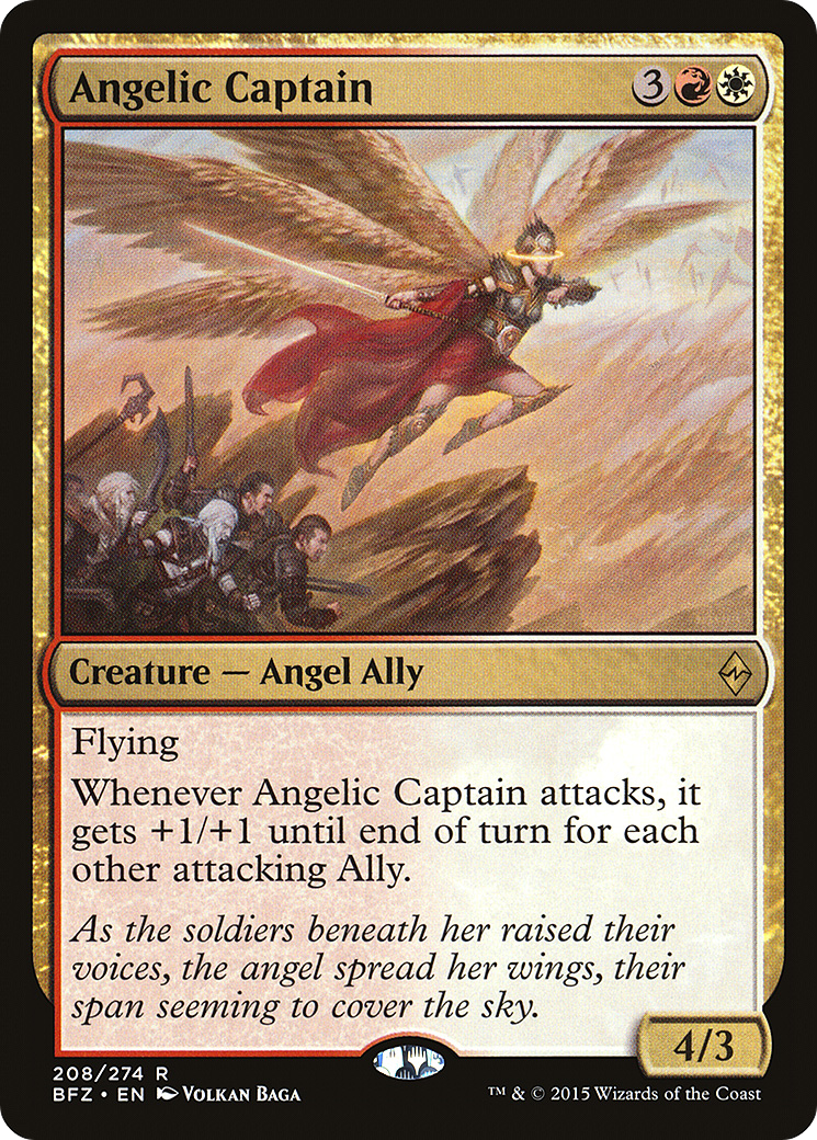 Angelic Captain (BFZ-208)  Foil - Battle for Zendikar