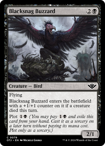 Blacksnag Buzzard (OTJ-079)  - Outlaws of Thunder Junction