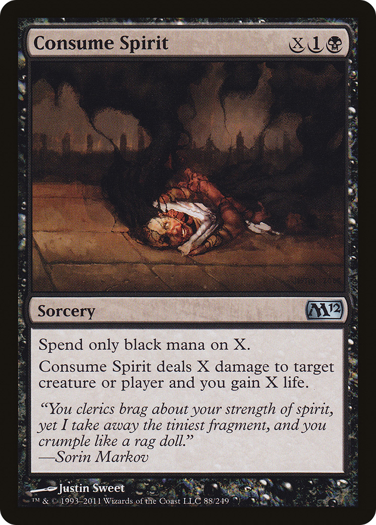 Consume Spirit (M12-088)  - Magic 2012