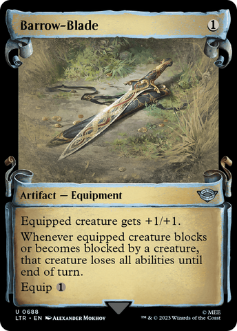 Barrow-Blade (Showcase Scrolls) (LTR-688)  Foil - The Lord of the Rings: Tales of Middle-earth: (Showcase)