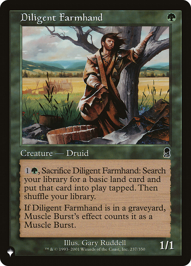 Diligent Farmhand (LIST-ODY-237)  - The List