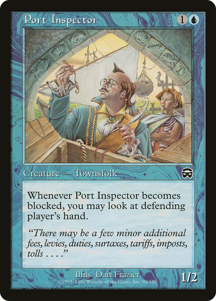 Port Inspector (MMQ-090)  Foil - Mercadian Masques
