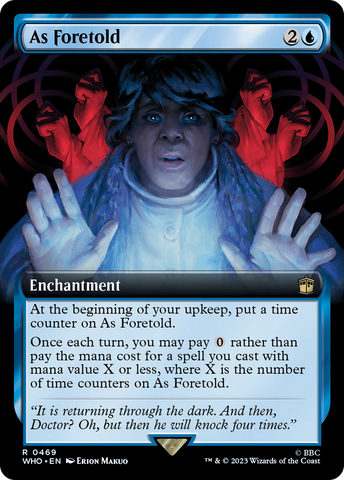 As Foretold (Extended Art) (WHO-469) - Doctor Who: (Extended Art) Foil