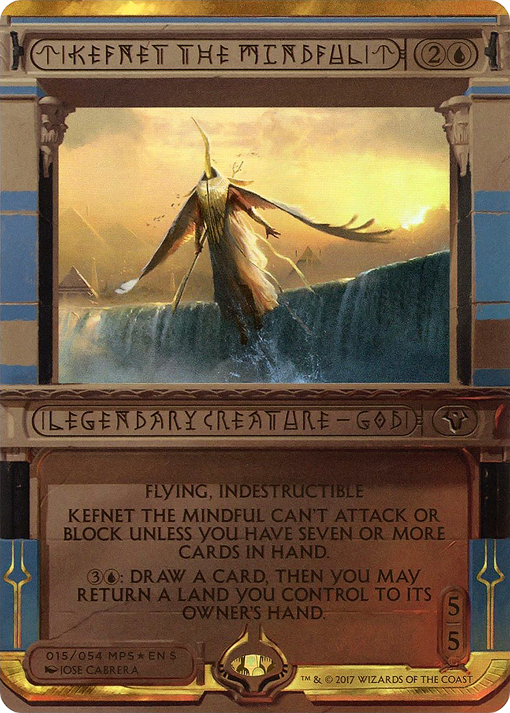 Kefnet the Mindful (MPS2-015) - Amonkhet Invocations (Borderless) Foil