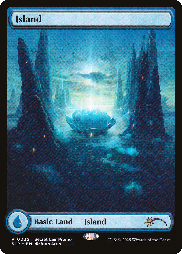 Island (0032) (SLP-032)  Foil - Secret Lair Showdown