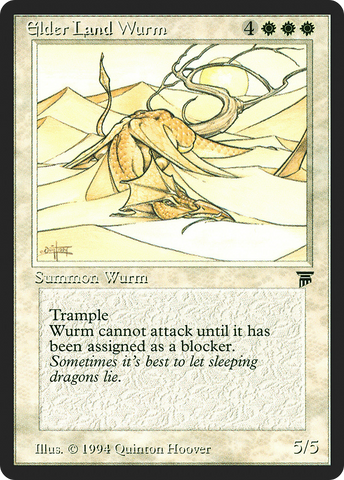 Elder Land Wurm (LEG-011) - Legends