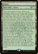 Forest (258) (Full-Text Lands) (SLD-258)  - Secret Lair Drop