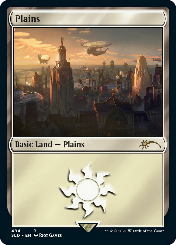 Plains (Secret Lair x Arcane: Lands) (SLD-484)  - Secret Lair Drop