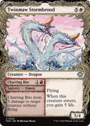 Twinmaw Stormbrood (Showcase) (TDM-320)  Foil - Tarkir: Dragonstorm: (Showcase)